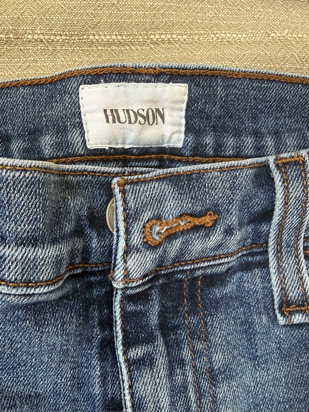 Hudson Jeans High-Rise Blue Denim Jeans